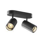 SLV Asto Aluminium Spot Black | Suitable for 2x GU10