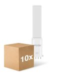 Multipack 10x Noxion Lucent PL-S LED 4.3W - 840 Cool White | 4-Pin - Replaces 9W