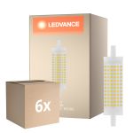 Multipack 6x Osram LED R7s 118mm Clear 19W 2452lm - 865 Daylight | Replaces 150W