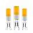 Multipack 3x Eglo LED Capsule G9 Clear 6W 200lm - 830 Warm White | Replaces 15W