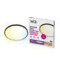 WiZ Smart LED Ceiling Light SuperSlim Black 16W 1300lm - 927-965 Tunable White | IP20 - Best Colour Rendering - Wifi Dimmable