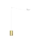 Emibig Pendant Traker Steel White | Suitable for 1x GU10 - Max 10W
